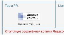 Отсутствует сохраненная копия в Яндексе!